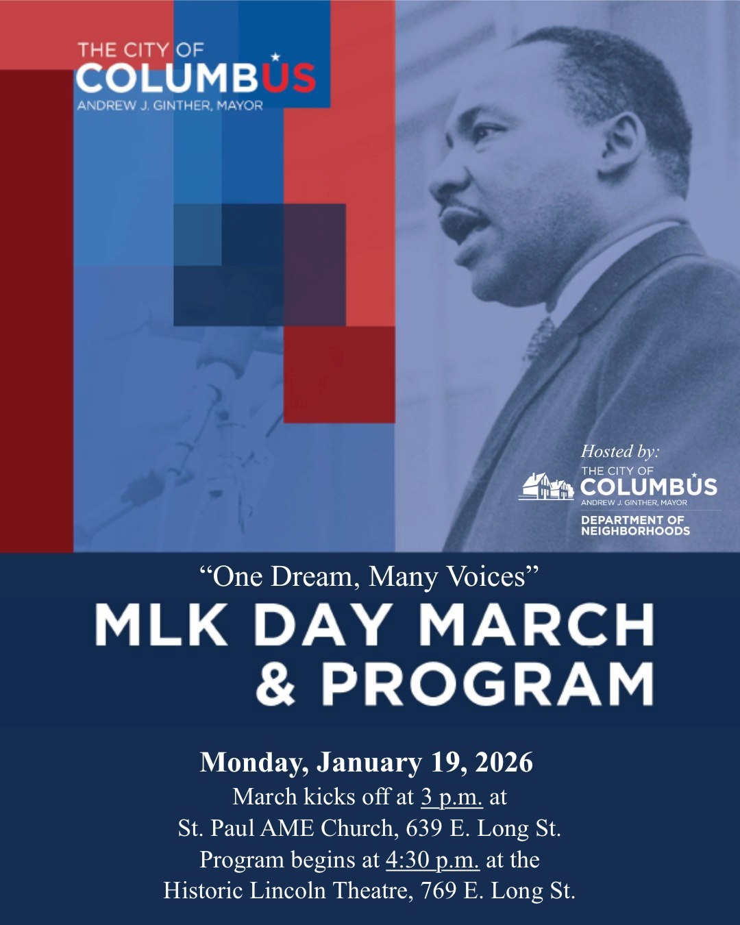 MLK Day March & Program - City of Columbus, Ohio