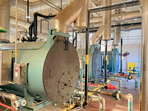Picture of Boiler in Sewer Plant